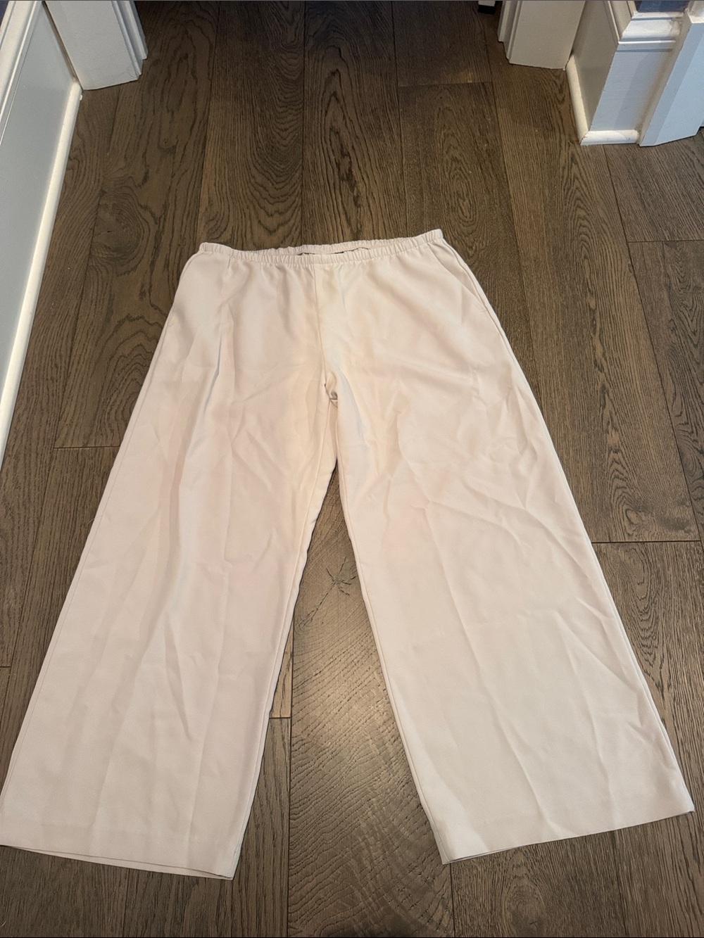 GAP Wide Leg Pants in Light Beige-Cream